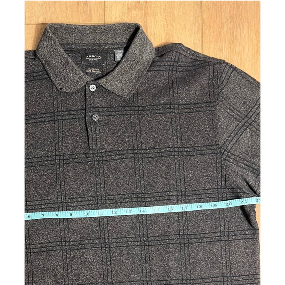 Arrow Vintage Long Sleeve Collared Heavy Tee - Picture 4 of 6